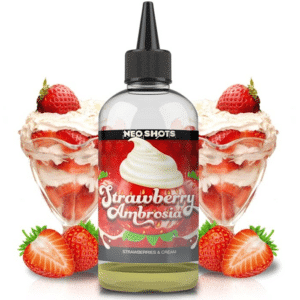 Strawberry Ambrosia NEO Shot - Nom Nomz DIY E-Liquid Concentrate Flavouring Bottle Shot.