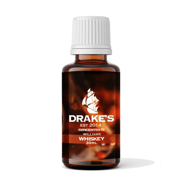 Drakes NET Tobacco Concentrates - William's Whiskey DIY E-Liquid Flavouring.